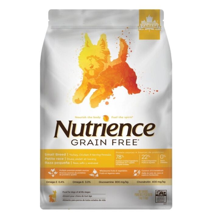 Nutrience Cat Food - Grain Free Turkey Chicken & Herring 5.5lb