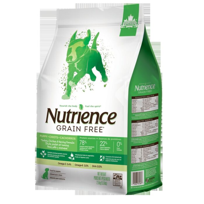 Nutrience Cat Food - Grain Free Turkey Chicken & Herring 5.5lb