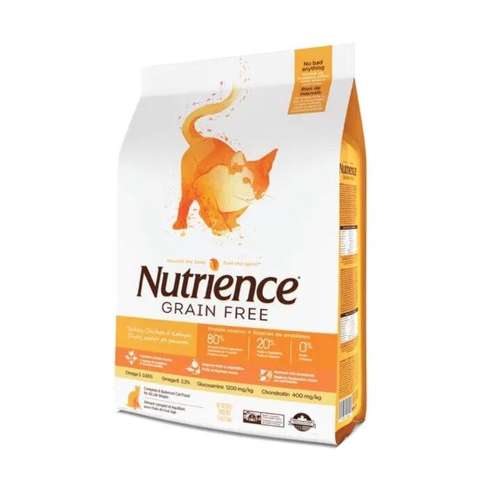 Nutrience Cat Food - Grain Free Turkey Chicken & Herring 5.5lb