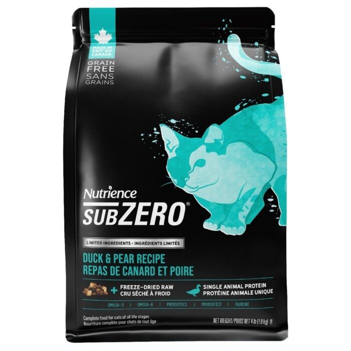 Nutrience Cat Food - Subzero LID Grain Free - Duck & Pear
