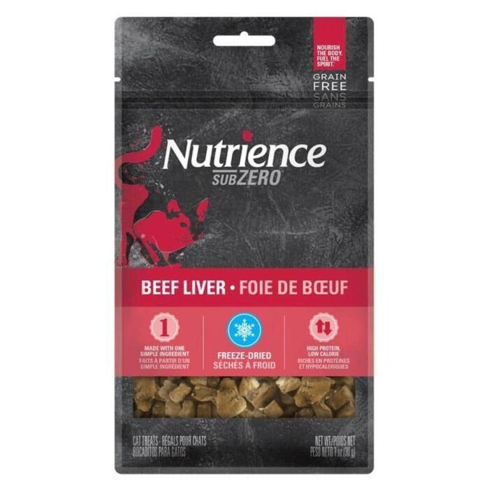 Nutrience 貓小食 - Subzero - 凍乾脫水牛肝 30g