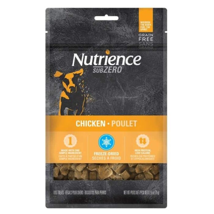 Nutrience 狗小食 - Subzero - 凍乾脫水雞肉 70g