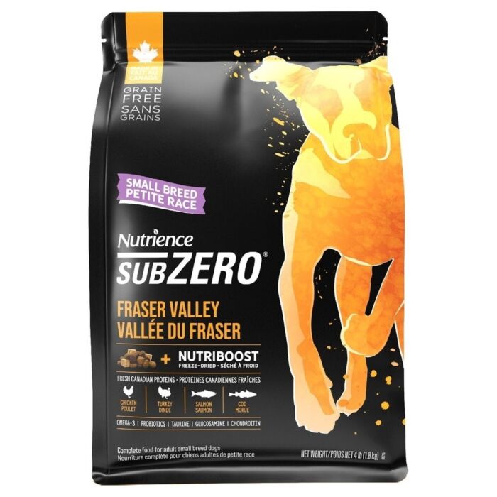 Nutrience - SUBZERO 全犬糧 - 無穀物 凍乾鮮雞肉 (雞、火雞及海魚) 小型犬配方