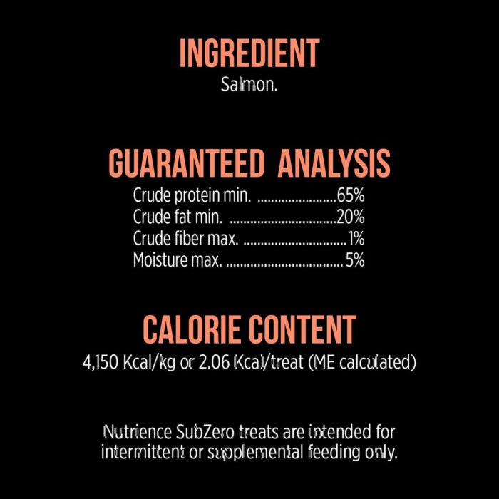 Nutrience Cat Treat - Subzero - Freeze Dried Salmon 25g