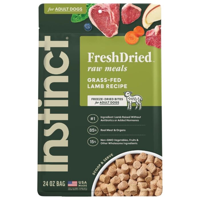 Nature's Variety Instinct 本能成犬乾糧 - 凍乾脫水草飼羊肉 24oz