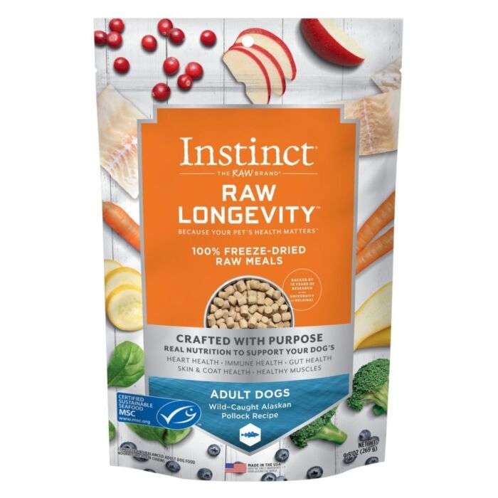 Nature's Variety Instinct 本能高齡貓乾糧 - 凍乾脫水長壽配方 - 生牛肉 9.5oz
