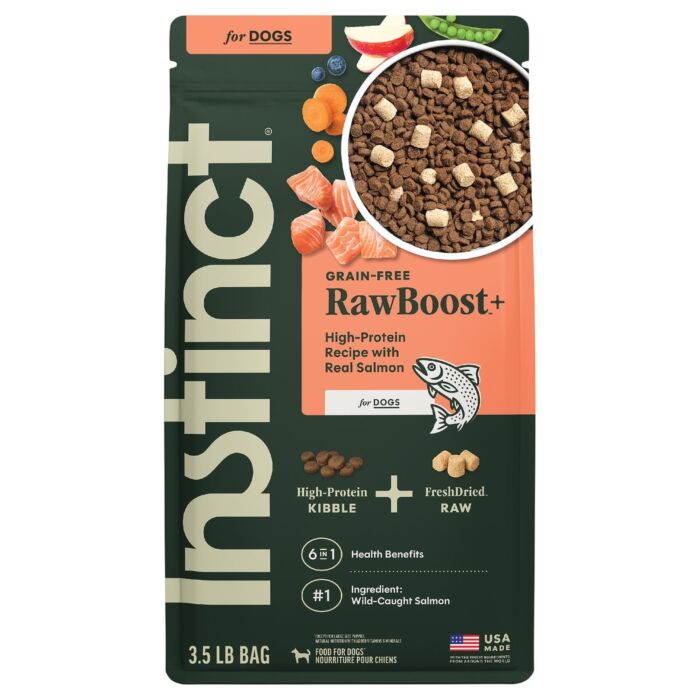Nature's Variety Instinct Dog Food - Grain Free Raw Boost - Salmon