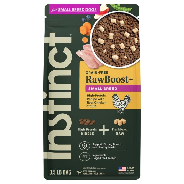 Nature's Variety Instinct Dog Food - Small Breed - Grain Free Raw Boost - Chicken