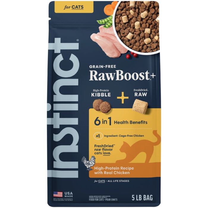 Nature's Variety Instinct Cat Food - Grain Free Raw Boost - Chicken