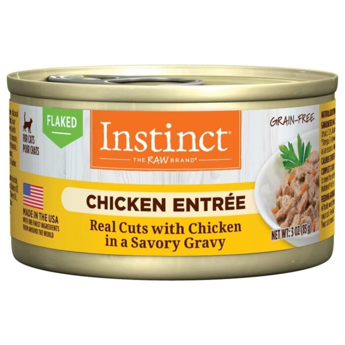 Nature's Variety Instinct Cat Can - Real Cuts with Chicken in Savory Gravy