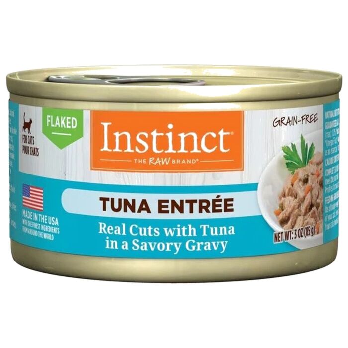 Nature's Variety Instinct Cat Can - Real Cuts with Tuna in Savory Gravy