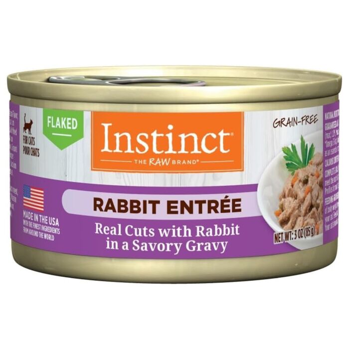 Nature's Variety Instinct (本能) 主食貓罐頭 - 無穀物肉汁兔肉片