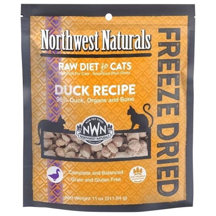 Northwest Naturals 凍乾脫水貓糧 - 鴨肉配方 11oz | 311g