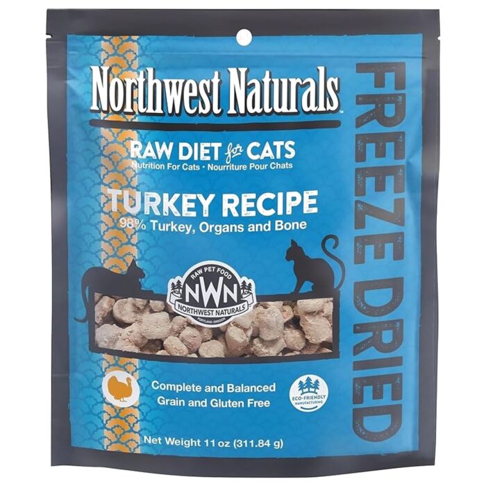 Northwest Naturals 凍乾脫水貓糧 - 火雞肉 11oz | 311g