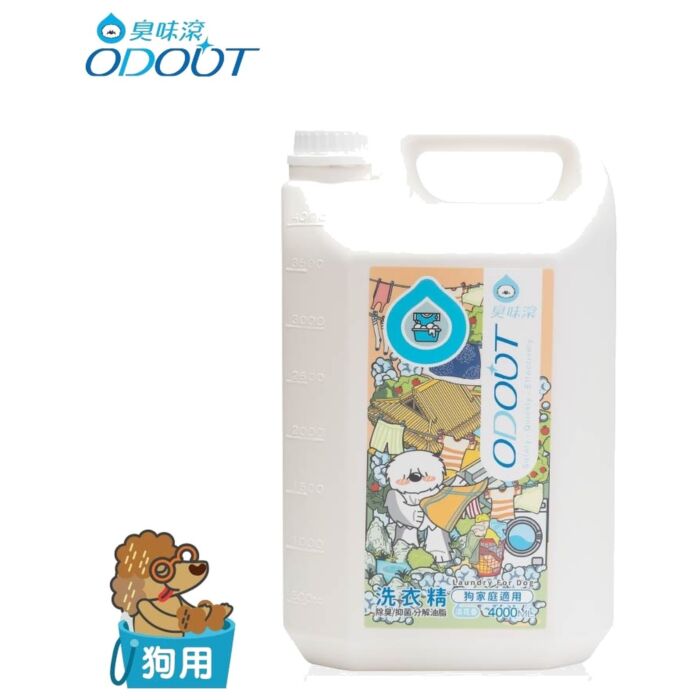 ODOUT 臭味滾 布類清潔液 4L (狗用)