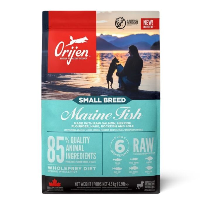 Orijen加拿大渴望狗乾糧 - 無穀物小型成犬 - 海洋魚類
