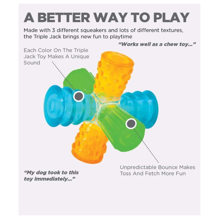 Outward Hound Dog Toy - Triple Jack
