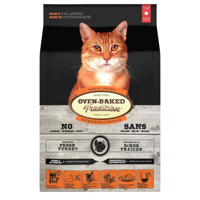 Oven Baked (奧雲寶) 成貓糧 - 新鮮去骨火雞
