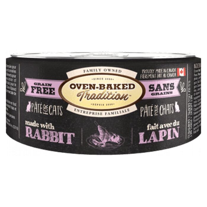 Oven Baked Cat Can - Grain Free Rabbit Pate 5.5oz
