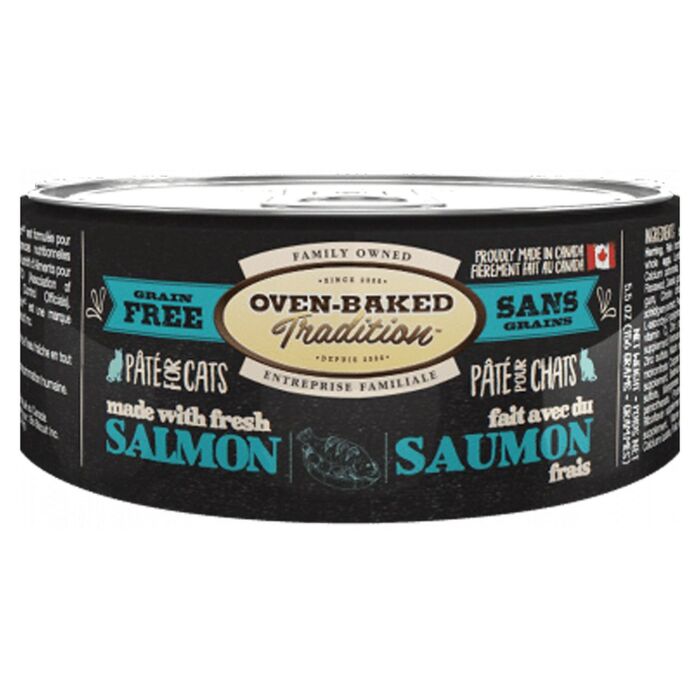 Oven Baked Cat Can - Grain Free Salmon Pate 5.5oz