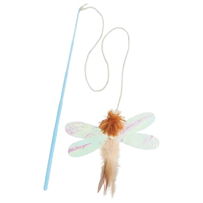 Petio Cat Toy - Dragonfly Teaser with Fluffy Feather