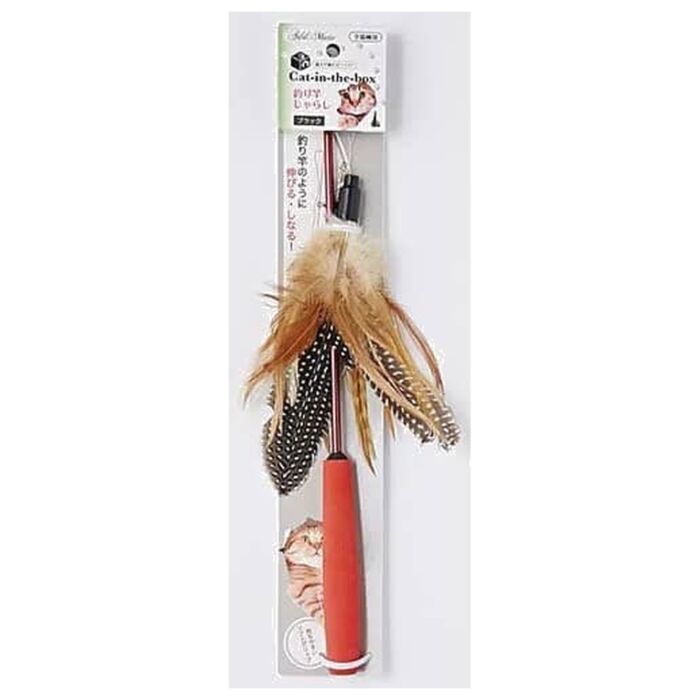 Petio Add Mate 貓玩具 可伸縮釣竿 (黑色)