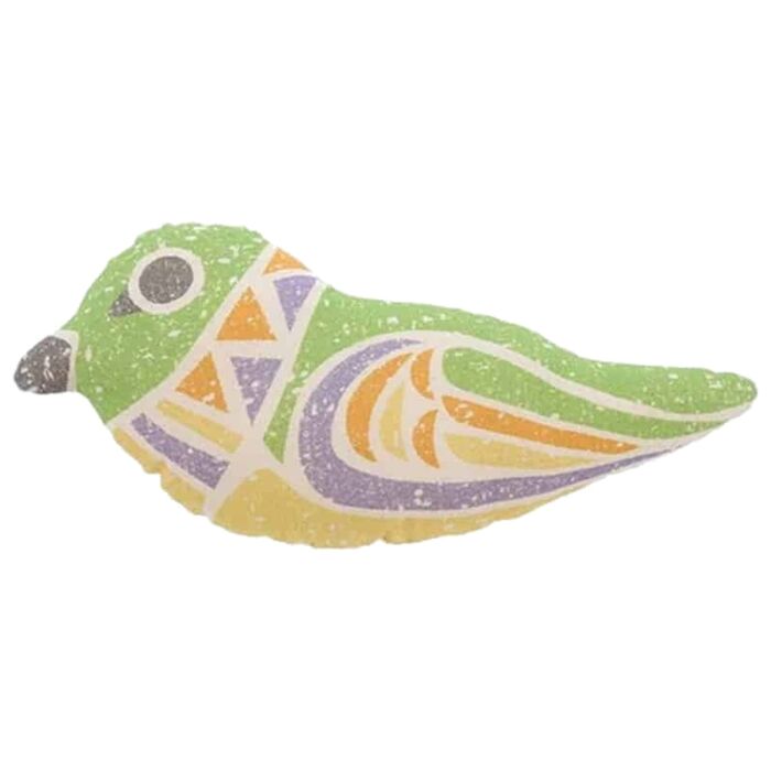 Petio Cat Toy - Add Mate Woodcut Style Kicking Stuffed Bird
