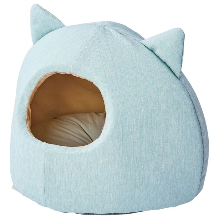 Petio Cooling Soft Hand-Washable Dome Cat Bed (Cat Ear Design) 38x38x28(H) cm