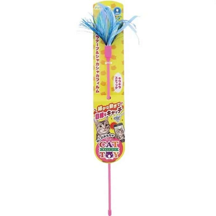 Petio Cat Toy - Teaser with Blue Glitter Tape