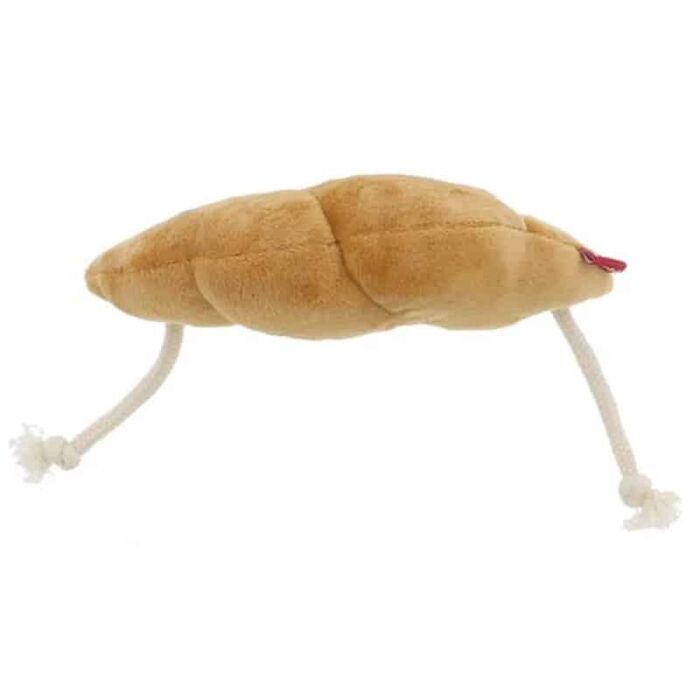Petio Dog Toy - Chewy Bakery With Pulling String (Croissant)