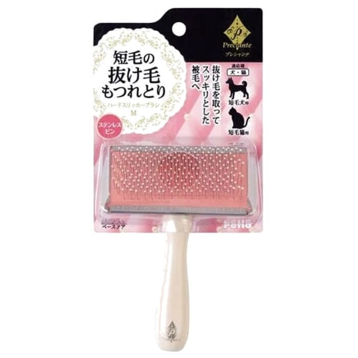 Petio Preciante 短毛貓犬專用有柄硬針梳 (中)