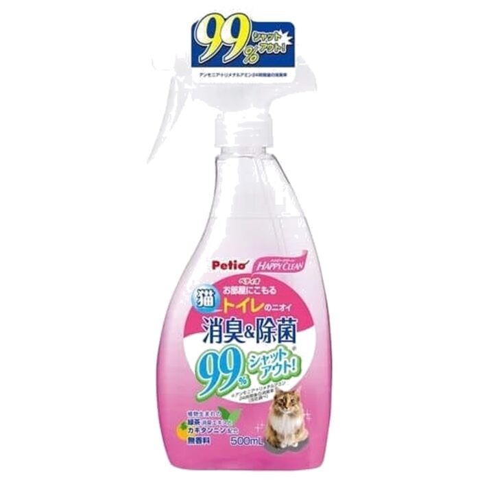 Petio Clean Sterilization & Deodorization Spray for Cat Toilet 500ml