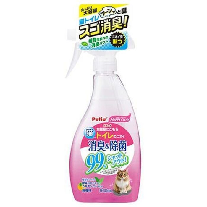 Petio Clean Sterilization & Deodorization Spray for Cat Toilet 500ml