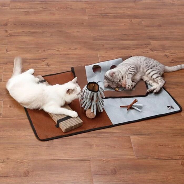Petio Cat Toy - Necoco Multiple Ways Indoor Play Mat