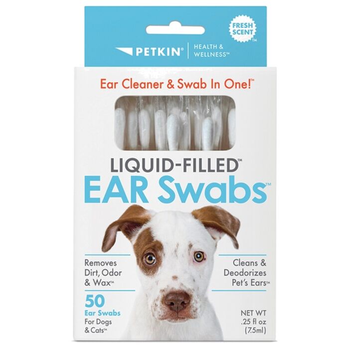 Petkin Liquid-Filled Ear Swabs 50pcs