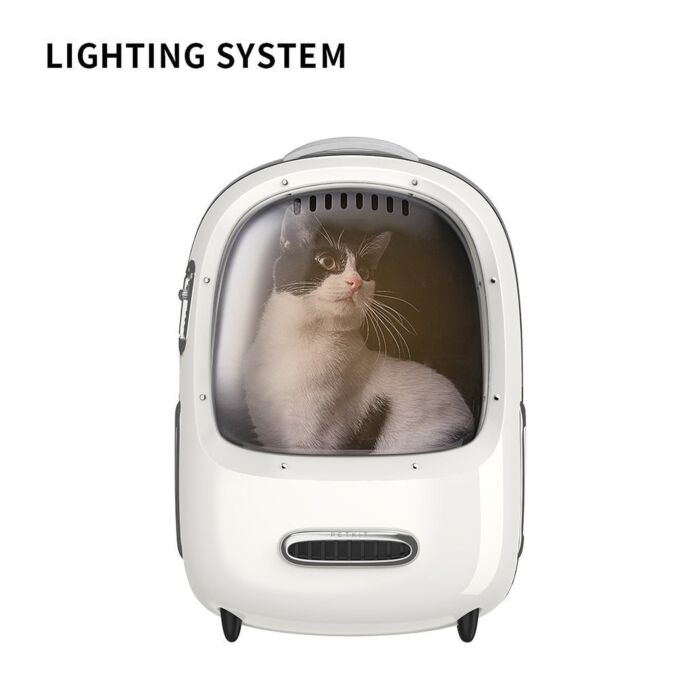 PETKIT Cat Backpack Carrier - Breezy Dome 2 (Cream White)