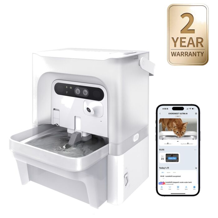 PETKIT Water Fountain - Eversweet Ultra AI with Camera 5L