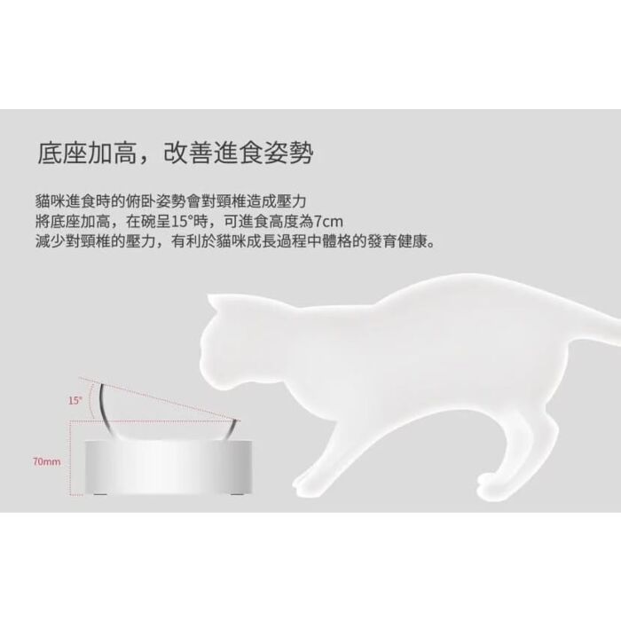 PETKIT Fresh Nano 可調角度單貓碗 220x160x88mm