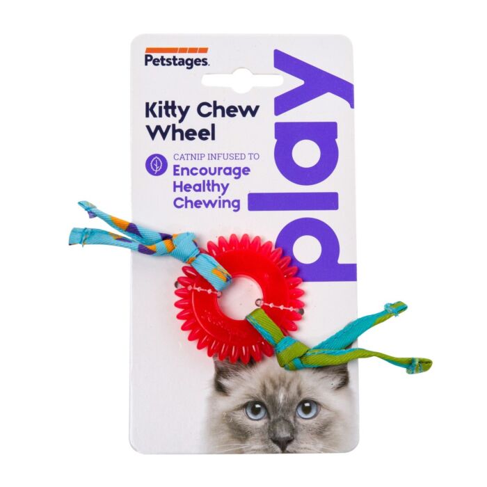 Petstages Cat Toy - Kitty Chew Wheel