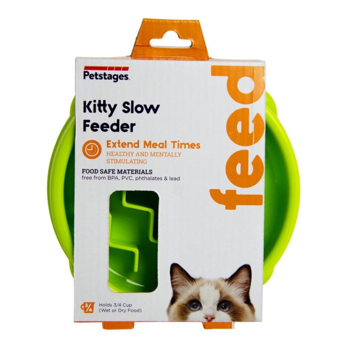 Petstages 貓玩具 - 貓用好玩慢食碗
