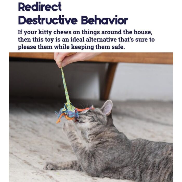 Petstages Cat Toy - Tons Of Tails (2 inch)