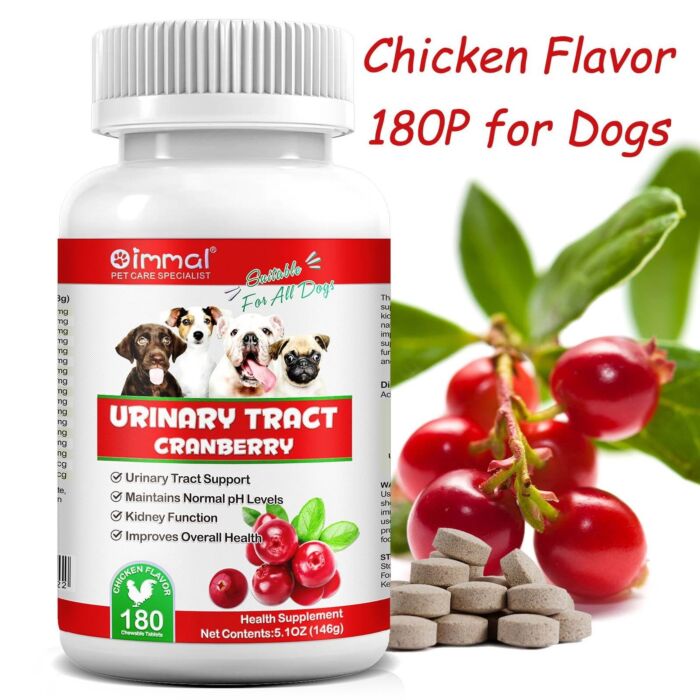 Petzential Cranberry Extract Supplement for Cat & Dog (90 capsules) - EXP 03-11-2026
