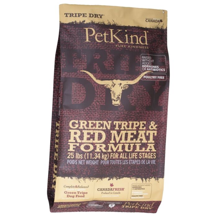 PetKind 無穀物狗乾糧 - 極級草胃及紅肉配方