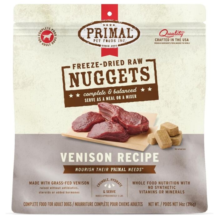 Primal Raw Freeze-Dried - Canine Venison 14oz