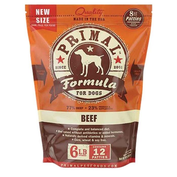 Primal 脫水凍乾牛肉狗糧配方