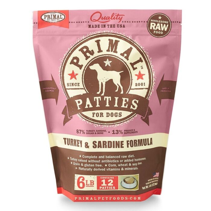 Primal Raw Freeze-Dried - Canine Turkey & Sardine