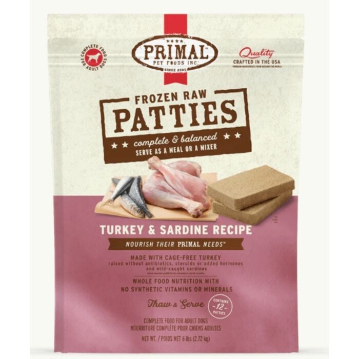 Primal Raw Freeze-Dried - Canine Turkey & Sardine