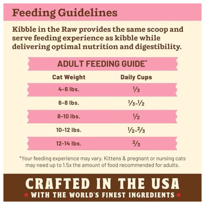 Primal Cat Food - Kibble in the Raw - Freeze-Dried Beef