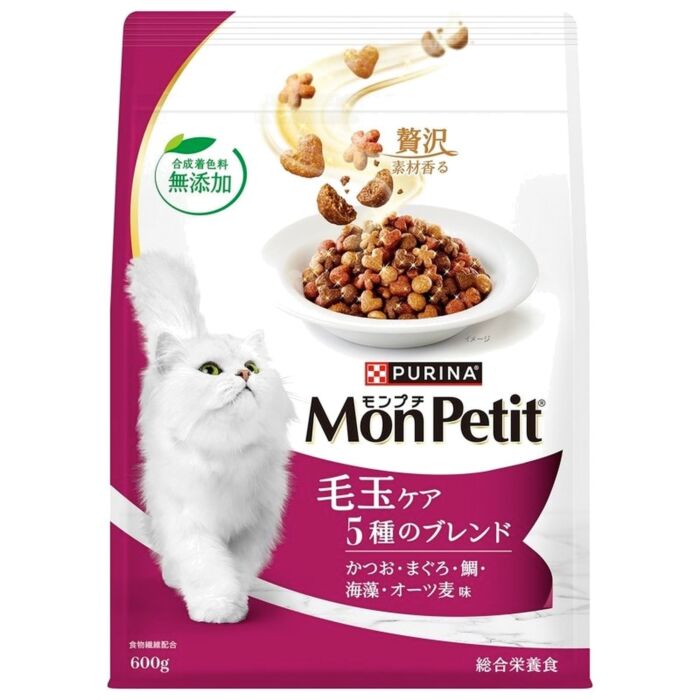 Purina Mon Petit Cat Food - Hairball Control 600g