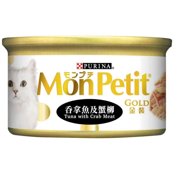 Purina Mon Petit Cat Can - Gold - Tuna with Crab Meat 85g